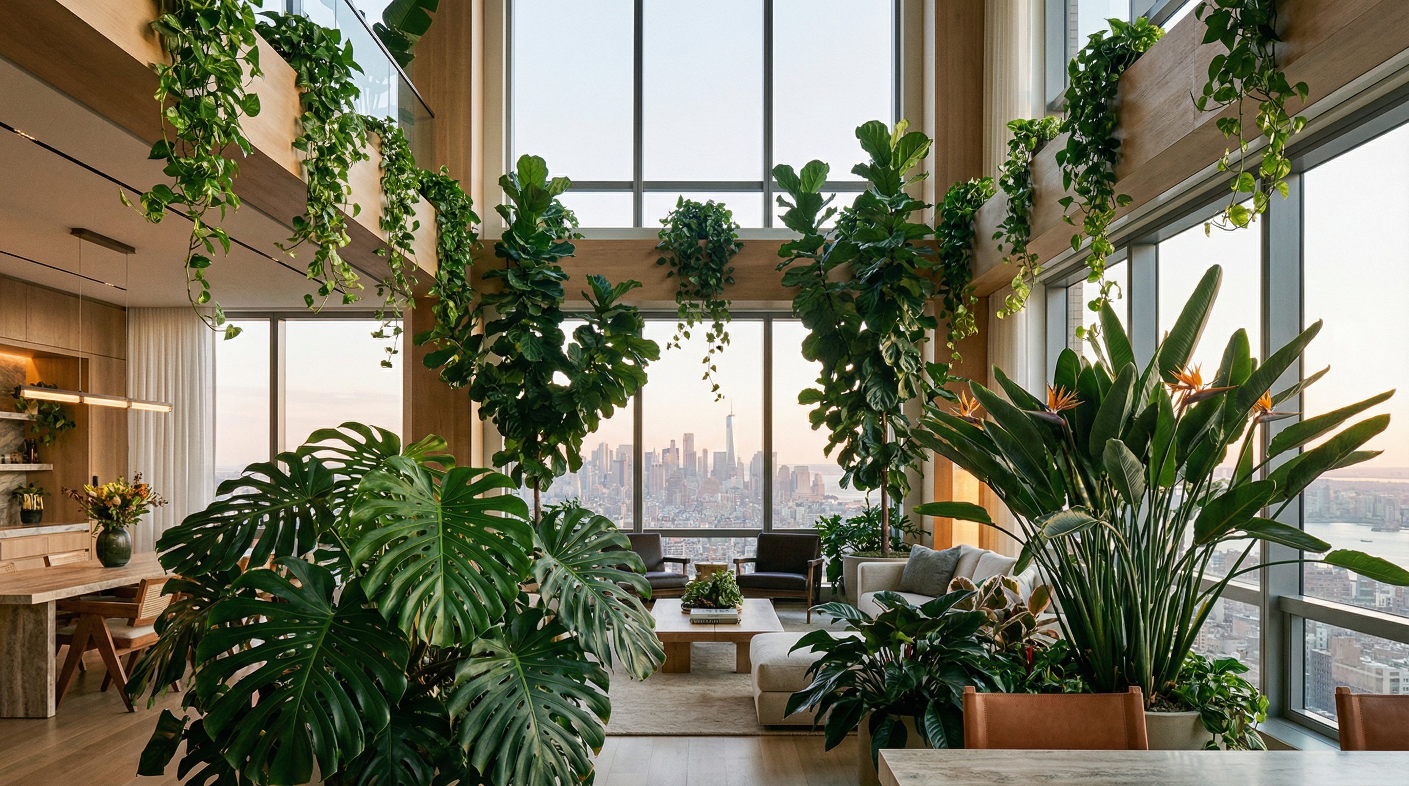 抖阴室内植物装饰视频